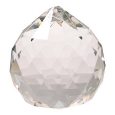 Kristallist kerakujuline feng shui päikesepüüdja, läbipaistev (3 cm)