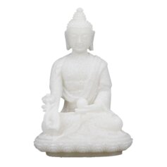 Meditsiini Buddha, valge, defektiga