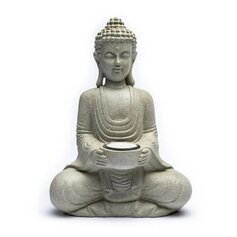 Mediteeriv Buddha küünlaalusega